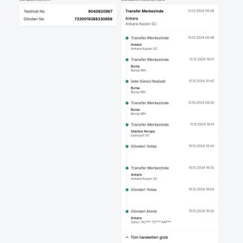Kayıp Kargo Ve Yükselen Fiyat Mağduriyeti