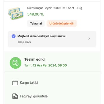 Yanlış Teslimat Bildirimi Ve İletişim Eksikliği