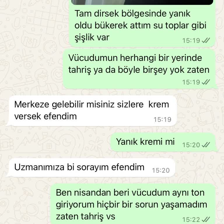 Yanlış Lazer İşlemi Ve Profesyonellik Eksikliği