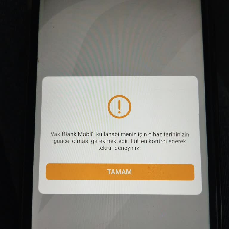 VakıfBank Mobil Uygulama Giriş Sorunu