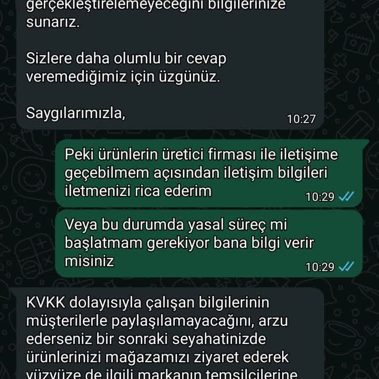 Parfümler Orijinal Değil, İade Kabul Edilmiyor