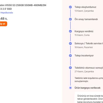 Garanti Süresi Dolmadan Arızalanan SSD Ve Eksik Hizmet
