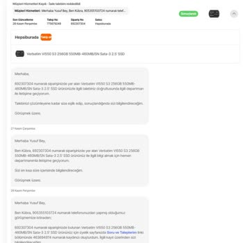 Garanti Süresi Dolmadan Arızalanan SSD Ve Eksik Hizmet