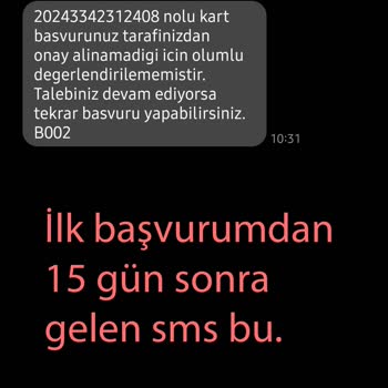 Kredi Kartı Başvurusundaki Belirsizlik Ve Gecikme