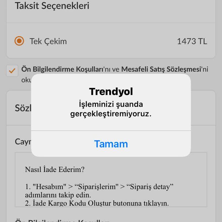 Trendyol'da Alışveriş Engeli Ve Tüketici Hakları Mücadelesi