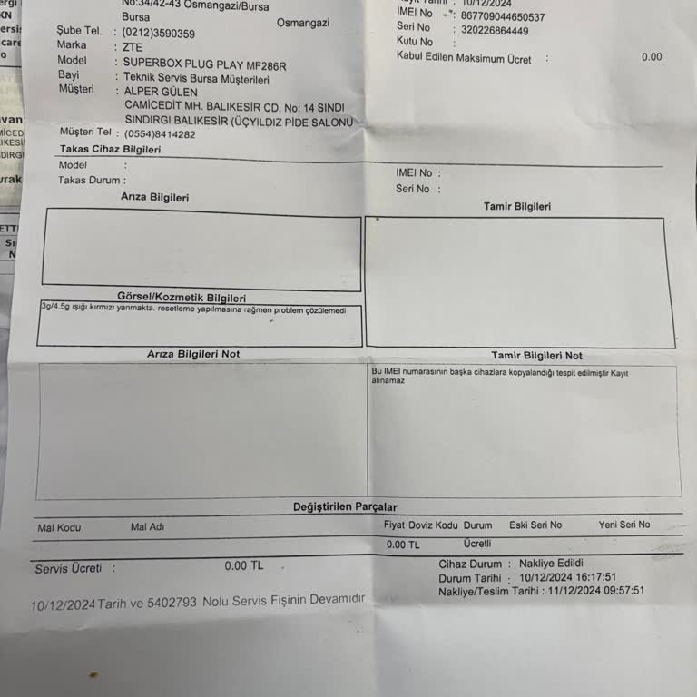 Turkcell Superbox IMEI Sorunu Ve Cayma Bedeli Çıkmazı