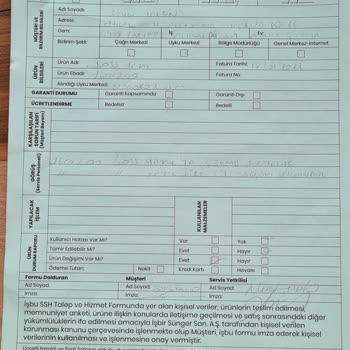 Garanti Verilen Yatakta Çökme Ve İlgisizlik Sorunu