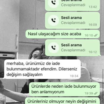 Sipariş Sorunu Ve İletişim Engeli