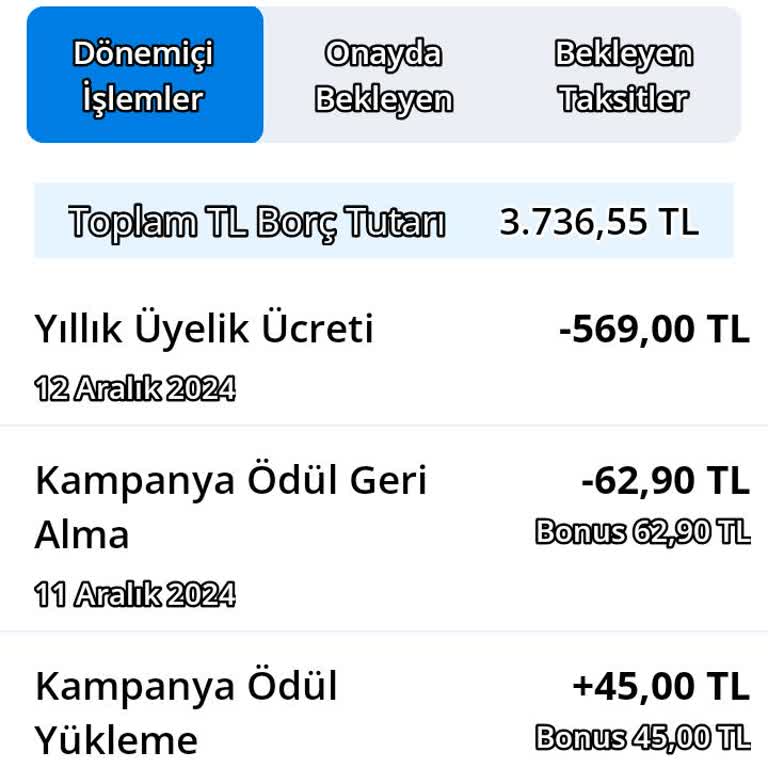 Bonus Puanları Kullanamama Sorunu Ve Yetersiz Bilgilendirme