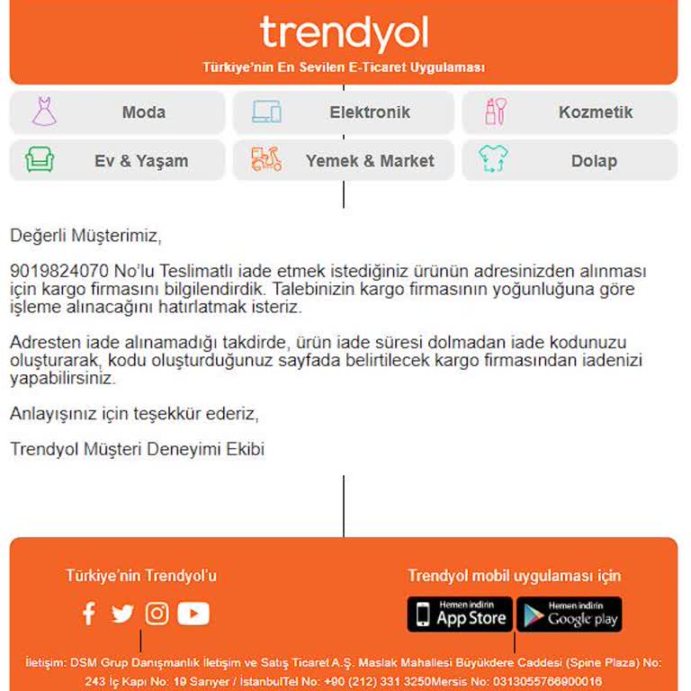 Eksik Parçalar Ve Zorlaştırılan İade Süreci