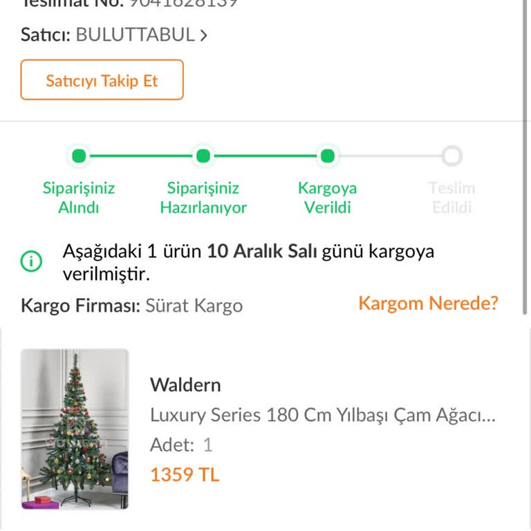 Teslim Edilmeyen Ürün Ve İletişim Sorunları