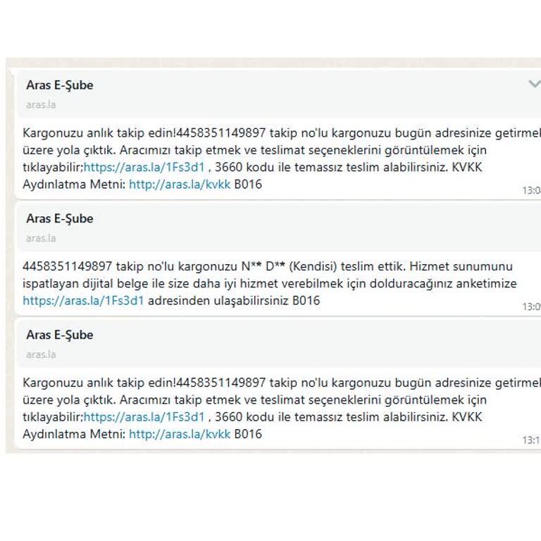 Aras Kargo Set Başı Şubesi: Teslim Edilmeyen Kargolar