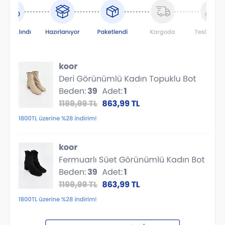 LCW Online Kargo Sorunu