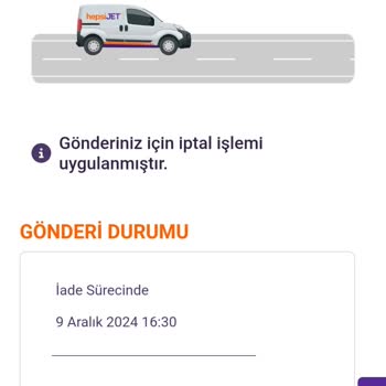 Kayıp Kargonun Ardından Gelmeyen Para İadesi