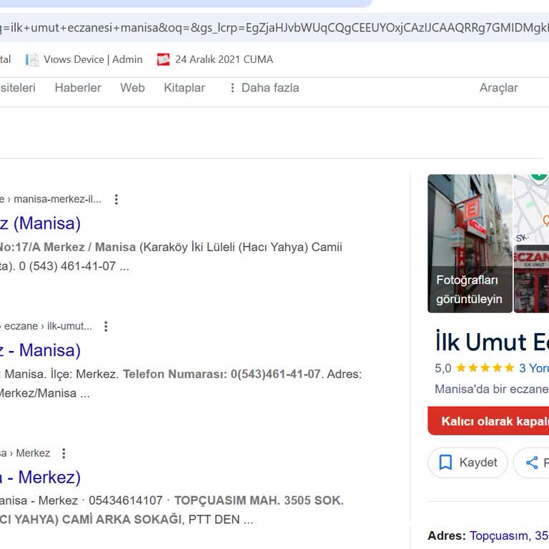 Google Haritalar'da Yanlış Bilgi: İşletmem Kapalı Görünüyor