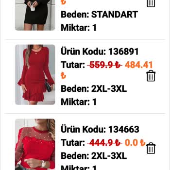 Moda Yakamoz'dan Alışverişte Sipariş Sorunu Ve Para İadesi Talebi