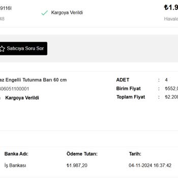 Bauzade'den Aldığım Ürünlerin Teslimat Ve İade Sorunu