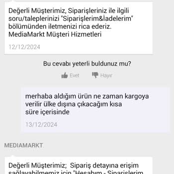 Kargolama Tarihi Sorunu Ve Yetersiz Müşteri Hizmetleri