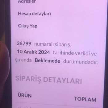 Duisa Fashion'dan Sipariş Verdim, Kargo Kodu Gelmedi Ve Yanıt Yok