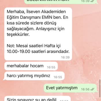 İlseven Akademi'den Hizmet Alamama Ve Para İadesi Sorunu