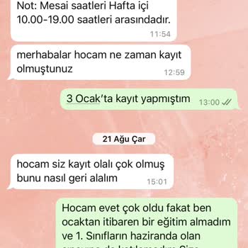 İlseven Akademi'den Hizmet Alamama Ve Para İadesi Sorunu