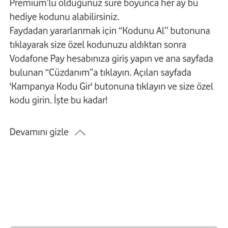 Vodafone Şikayeti