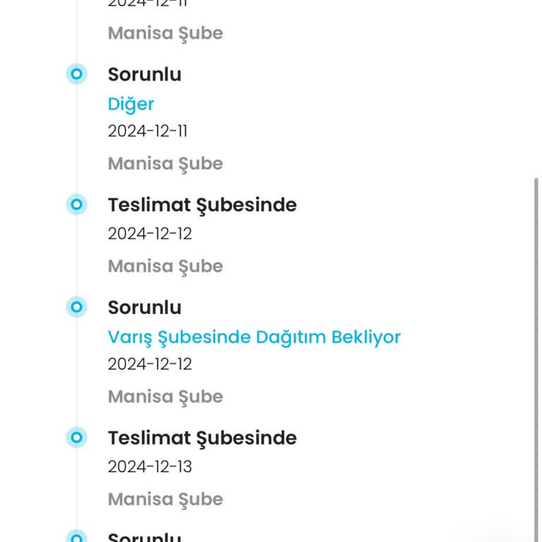 Teslim Edilmeyen Kargo Ve İletişim Sorunları
