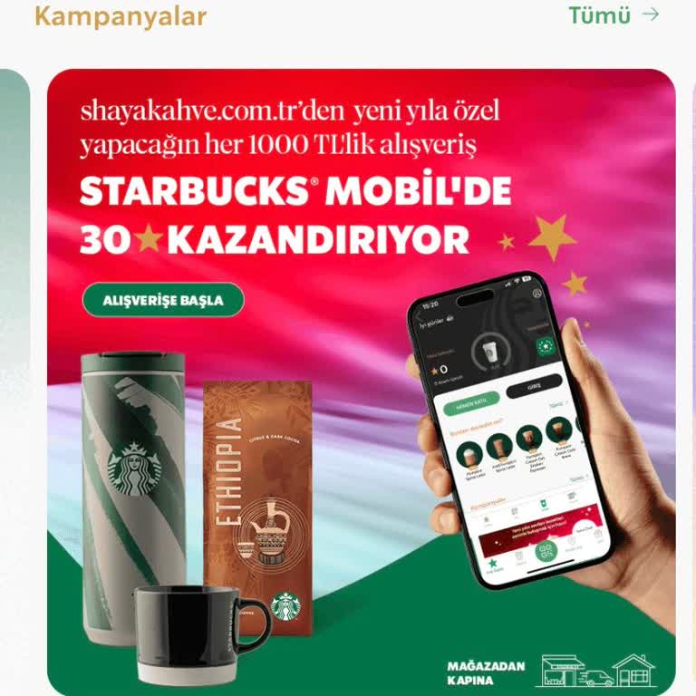 Starbucks Kampanya Bilgilendirmesi Ve Yıldız Sorunu