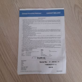 Beko Çamaşır Kurutma Makinesi Hayal Kırıklığı Yaratıyor