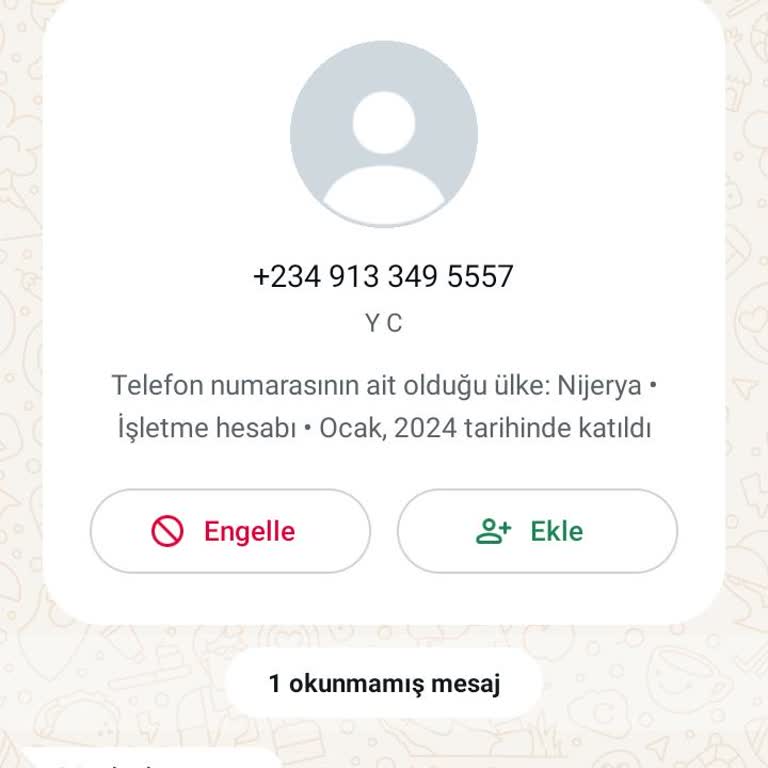 Yabancı Numaralardan Gelen Rahatsız Edici Mesajlar Ve Güvenlik Endişeleri