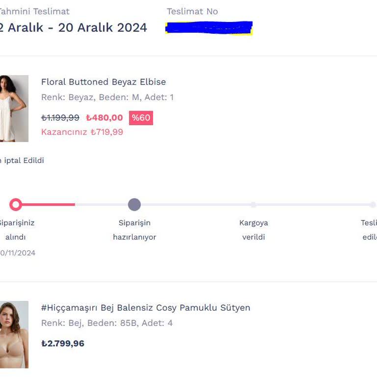 Sipariş İptali Ve İade Sorunu