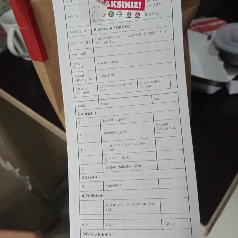 Yanlış Sipariş Ve Geç Teslimat Sorunu