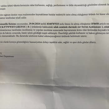 Kaygan Zemin Tehlikesi: Adidas Ayakkabı Sorunu