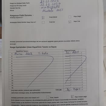 Eksik Teslimat Ve İade Sorunu