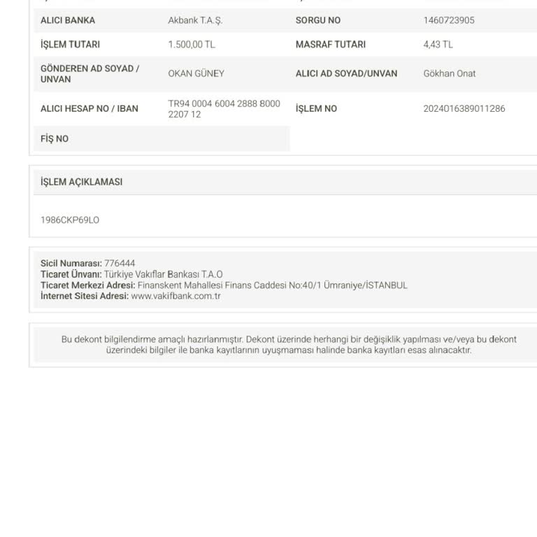 Yanlış Sipariş Numarası Ve İletişimsizlik Sorunu