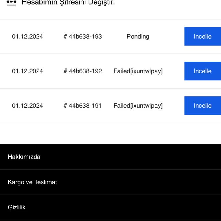 Stanley Outlet Siparişimde Bilgi Eksikliği Ve Gecikme