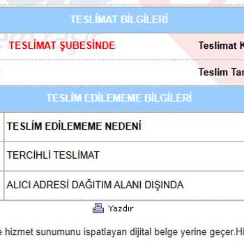Aras Kargo'nun Adrese Teslimat Sorunu Ve Müşteri Memnuniyetsizliği