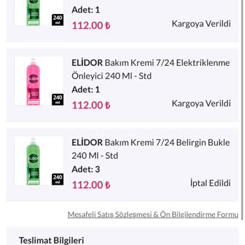 Teslim Edilmeyen Sipariş Ve Yetersiz Müşteri Hizmetleri