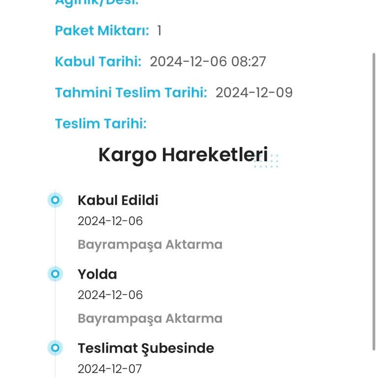 Kargo Teslimatında İletişim Ve Gecikme Sorunu