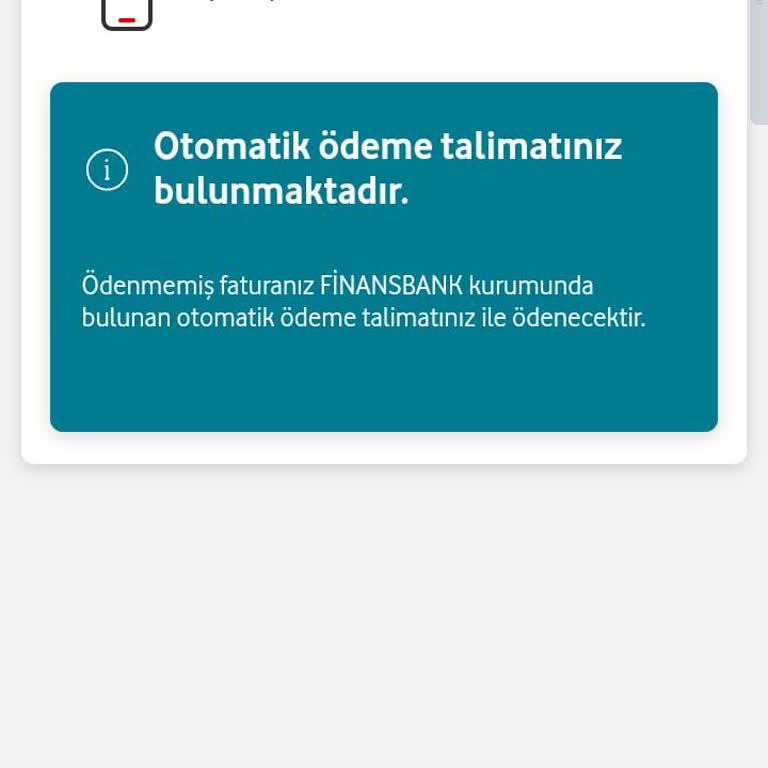 Otomatik Ödeme Talimatı Sorunu Çözülmüyor