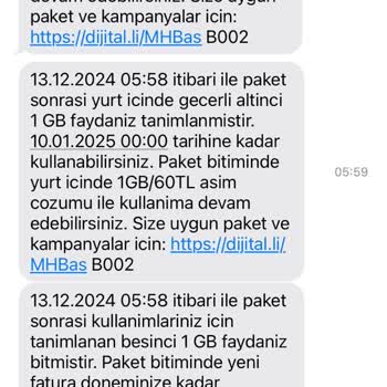 Turkcell İnternet Paketi Sorunu Ve Yetersiz Müşteri Hizmetleri