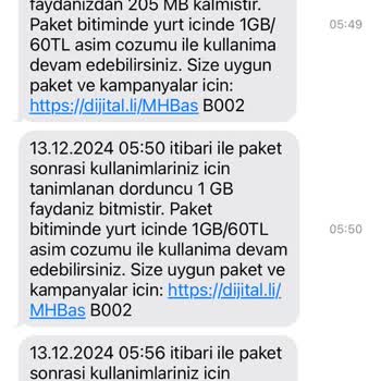 Turkcell İnternet Paketi Sorunu Ve Yetersiz Müşteri Hizmetleri