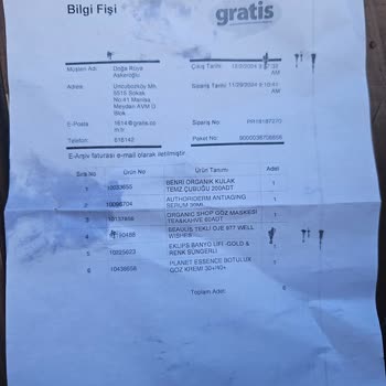 Gratis Mağaza Teslimatında Hasarlı Ürün Sorunu