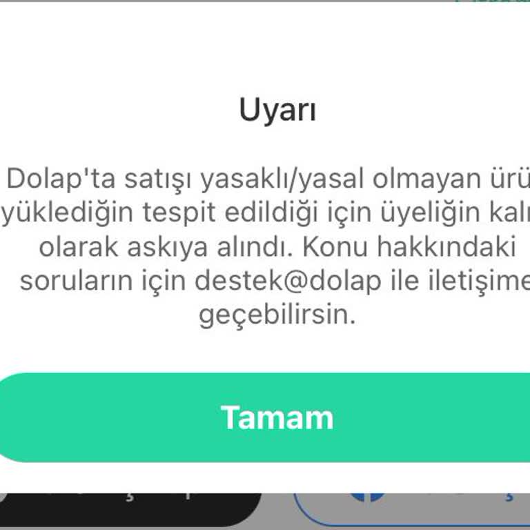 Dolap Uygulamasında Haksız Hesap Askıya Alınması