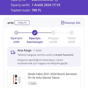 13 Günlük Bekleyiş Ve Stokta Olmayan Ürün Sorunu