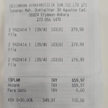 Deichmann'dan Aldığım Tabanlık Ayağımı Rahatsız Etti