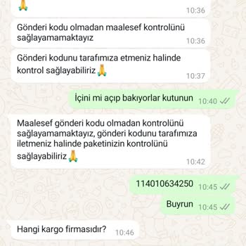Eksik İade İşlemiyle Karşılaştım