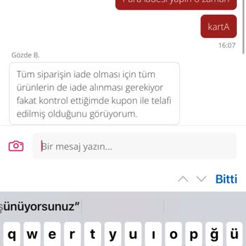 Dökülen Kahveler Ve İade Sorunu