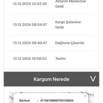 Kargo Teslimatı Sorunu Ve Kötü Müşteri Hizmeti
