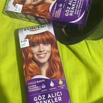 Palette Saç Boyası Kafa Derimde Yanık Yaptı